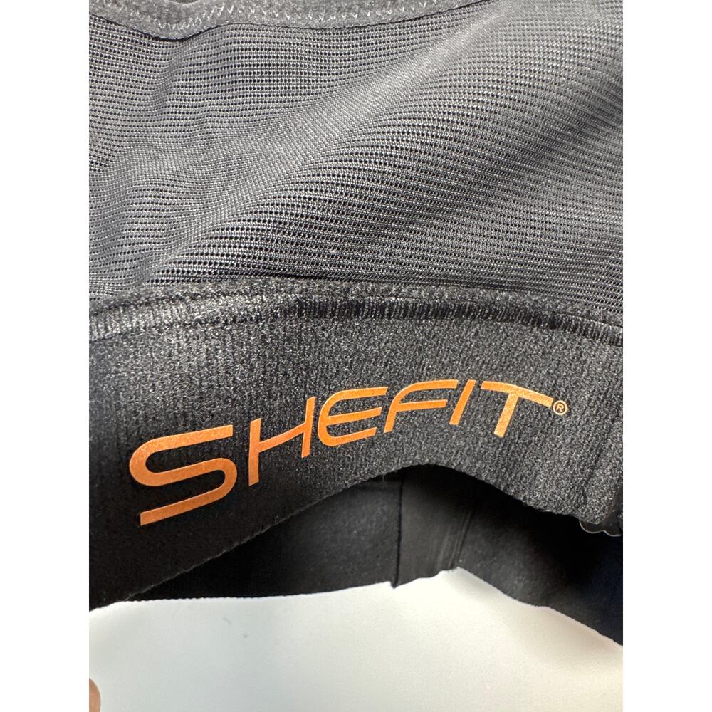 NWT SHEFIT Ultimate Sports Bra Sz 3 Luxe Black Adjustable High Impact Front Zip - Picture 10 of 16